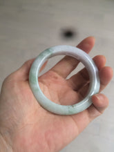 Load image into Gallery viewer, 53.5mm certified 100% natural Type A green purple jadeite jade bangle AQ15-1709