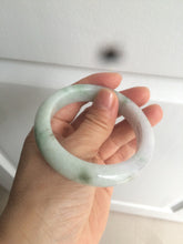 Load image into Gallery viewer, 53.5mm certified 100% natural Type A green purple jadeite jade bangle AQ15-1709