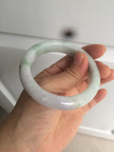 Load image into Gallery viewer, 53.5mm certified 100% natural Type A green purple jadeite jade bangle AQ15-1709