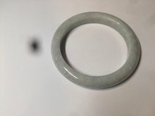 Load image into Gallery viewer, 56.9mm 100% natural Type A light green white jadeite jade bangle AD86-1030