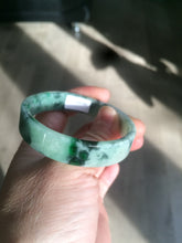 Load image into Gallery viewer, 50.6mm Certified type A 100% Natural apple green Jadeite Jade bangle AH41-7281