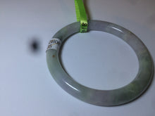 Load image into Gallery viewer, 54mm certificated Type A 100% Natural green/purple/red round cut Jadeite Jade bangleAB16-7805