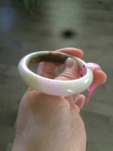 Load image into Gallery viewer, 50.4mm 100% natural Type A green/yellow/purple/pink (福禄寿) jadeite jade bangle B52-1