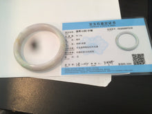 Load image into Gallery viewer, 59mm certified 100% natural green/purple/yellow jadeite jade bangle AD88-7516