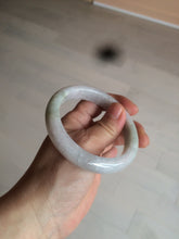 Load image into Gallery viewer, 56.5mm certified 100% natural type A green/white/light purple jadeite jade bangle AT50-7934