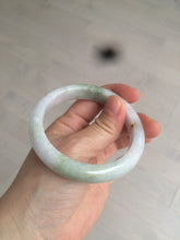 Load image into Gallery viewer, 56.5mm certified 100% natural type A green/white/light purple jadeite jade bangle AT50-7934