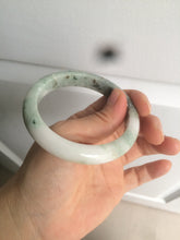 Load image into Gallery viewer, 56.6mm Certified Type A 100% Natural sunny green brown Jadeite Jade bangle AQ11-9156