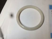 Load image into Gallery viewer, 55.5 mm Certified type A 100% Natural beige/yellow/white Jadeite bangle S43-7293