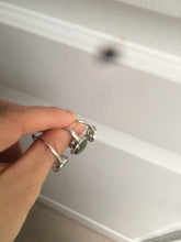 Load image into Gallery viewer, 100% Natural dark green nephrite (碧玉) Jade ring HT66 (adjustable size)
