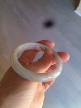 Load image into Gallery viewer, 53.7mm certificated Type A 100% Natural light blue/green/yellow/purple Jadeite Jade bangle AK34-7263