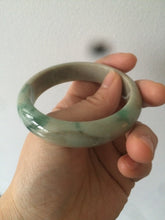 Load image into Gallery viewer, 54.7mm Certified Type A 100% Natural green/yellow Jadeite Jade bangle KS24-7532