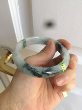 Load image into Gallery viewer, 58.8mm Certified Type A 100% Natural light green/purple jadeite jade bangle Q98-1403