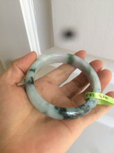 Load image into Gallery viewer, 58.8mm Certified Type A 100% Natural light green/purple jadeite jade bangle Q98-1403