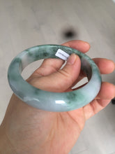 Load image into Gallery viewer, 57.5mm Certified Type A 100% Natural green/white Jadeite Jade bangle R59-1301