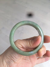Load image into Gallery viewer, 52mm Certified 100% natural Type A dark green jadeite jade bangle AB63-0060