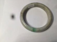 Load image into Gallery viewer, 54.6mm certified 100% natural Type A sunny green/brown/gary jadeite jade bangle AR79-2789