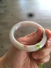 Load image into Gallery viewer, 56mm Certified Type A 100% Natural green/purple/red (福禄寿) Jadeite Jade bangle L118-2743