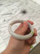 Load image into Gallery viewer, 56mm Certified Type A 100% Natural green/purple/red (福禄寿) Jadeite Jade bangle L118-2743