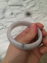 Load image into Gallery viewer, 54mm certified 100% natural Type A green/purple/yellow (Fu Lu Shou) jadeite jade bangle AH69-2634