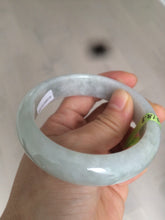 Load image into Gallery viewer, 57.4mm 100% natural Type A light green style jadeite jade bangle AB36-8519