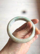 Load image into Gallery viewer, 56.6mm Certified Type A 100% Natural sunny green brown Jadeite Jade bangle AB61-2770