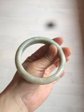 Load image into Gallery viewer, 56.6mm Certified Type A 100% Natural sunny green brown Jadeite Jade bangle AB61-2770