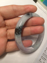 Load image into Gallery viewer, 54.5mm certified Type A 100% Natural green/purple/white  jadeite jade bangle AB69-9790