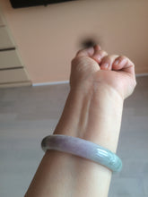 Load image into Gallery viewer, 54.5mm certified Type A 100% Natural green/purple/white  jadeite jade bangle AB69-9790