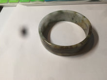 Load image into Gallery viewer, 52mm certified Type A 100% Natural sugar brown/red/green/white oil painting style square Jadeite Jade bangle D3-2745