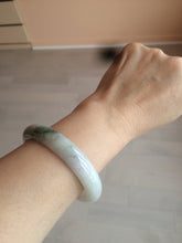 Load image into Gallery viewer, 54.5mm certified Type A 100% Natural green/purple/yellow (FU LU Shou)  jadeite jade bangle AB71-9798