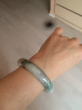 Load image into Gallery viewer, 54.5mm certified Type A 100% Natural green/purple/yellow (FU LU Shou)  jadeite jade bangle AB71-9798