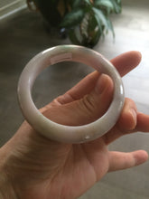 Load image into Gallery viewer, 52mm Certified Type A 100% Natural sunny green/purple/yellow Jadeite Jade bangle L115-5682