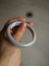 Load image into Gallery viewer, 53.2mm 100% natural type A certified light green/purple jadeite jade bangle AQ4-0733