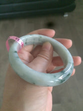 Load image into Gallery viewer, 55.2mm Certified Type A 100% Natural green Jadeite Jade bangle B63-5265