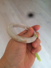 Load image into Gallery viewer, 53.7mm certificated Type A 100% Natural light blue/green/yellow/purple Jadeite Jade bangle AK34-7263