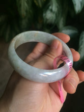 Load image into Gallery viewer, 57mm Certified Type A 100% Natural green/purple/brown Jadeite Jade bangle L69-0001