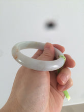 Load image into Gallery viewer, 53.7mm certificated Type A 100% Natural light blue/green/yellow/purple Jadeite Jade bangle AK34-7263