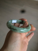 Load image into Gallery viewer, 52.8mm Certified Type A 100% Natural sunny green/purple/gray/black Jadeite Jade bangle C18-9769