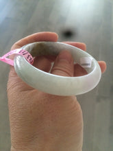 Load image into Gallery viewer, 51.3mm Certified Type A 100% Natural light green/purple/brown Jadeite Jade bangle B64-8418