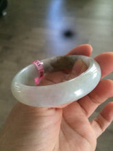 Load image into Gallery viewer, 51.3mm Certified Type A 100% Natural light green/purple/brown Jadeite Jade bangle B64-8418