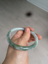 Load image into Gallery viewer, 59.5mm Certified Type A 100% Natural green round cut Jadeite Jade bangle AH67-4997 卖了