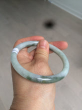 Load image into Gallery viewer, 59.5mm Certified Type A 100% Natural green round cut Jadeite Jade bangle AH67-4997 卖了