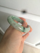 Load image into Gallery viewer, 52.8mm Certified Type A 100% Natural sunny green/purple/gray/black Jadeite Jade bangle C18-9769
