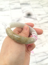 Load image into Gallery viewer, 51.3mm Certified Type A 100% Natural light green/purple/brown Jadeite Jade bangle B64-8418