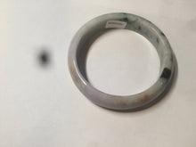 Load image into Gallery viewer, 58.6mm 100% natural type A certified light green/purple/red (FU LU SHOU, 福禄寿) jadeite jade bangle AQ3-0726