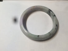Load image into Gallery viewer, 58.6mm 100% natural type A certified light green/purple/red (FU LU SHOU, 福禄寿) jadeite jade bangle AQ3-0726