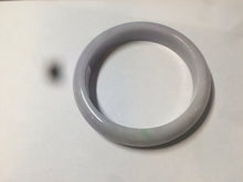 Load image into Gallery viewer, 53.2mm 100% natural type A certified light green/purple jadeite jade bangle AQ4-0733