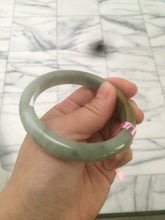 Load image into Gallery viewer, 56.6mm certified 100% natural Type A green/brown jadeite jade bangle L67-8440