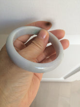 Load image into Gallery viewer, 53.2mm 100% natural type A certified light green/purple jadeite jade bangle AQ4-0733