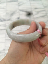 Load image into Gallery viewer, 57mm Certified Type A 100% Natural green/purple/brown Jadeite Jade bangle L69-0001